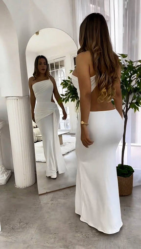 Vestido Longo Aura Off-White